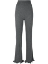 Stella Mccartney Ruffled Trousers - Grey