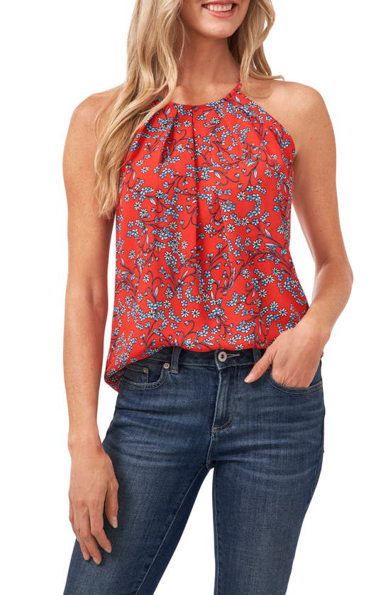 cece sunset blossom halter top