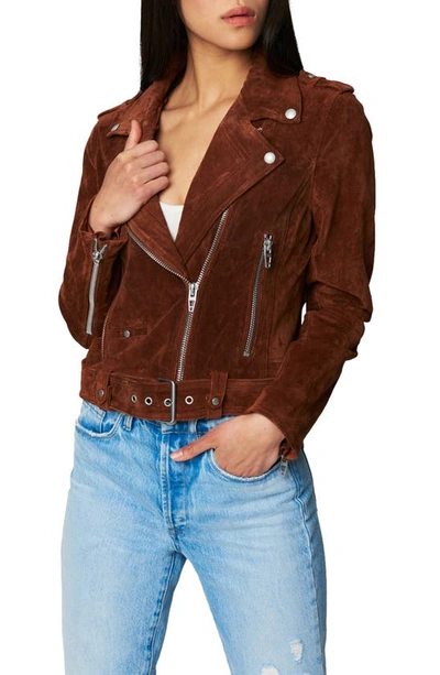 Blanknyc Moto Jacket In Red Rock