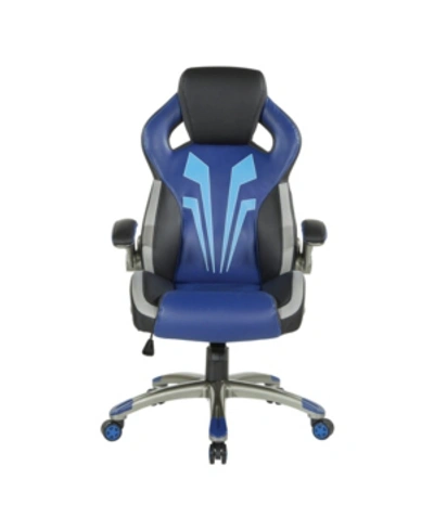 Osp Home Furnishings Ice Knight Gaming Chair In Blue