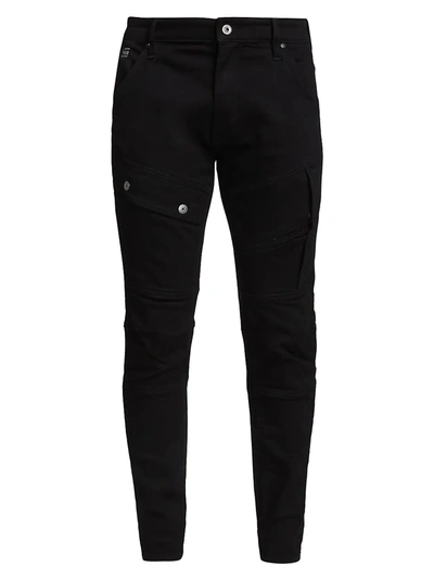 G-star Raw Airblaze 3d Skinny Jeans In Pitch Black