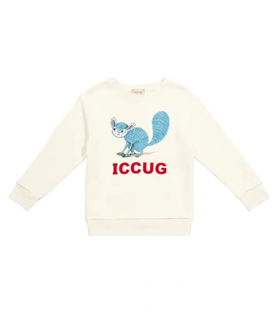 Gucci Boys White/multicolor Kids Squirrel-print Cotton Sweatshirt 4-10 Years 4 Years