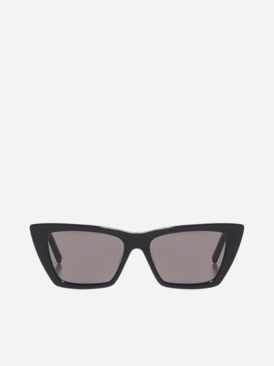 Saint Laurent New Wave Sl 276 Sunglasses In Black Black Grey
