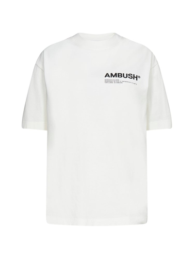 Ambush Workshop Logo-print Jersey T-shirt In Brown