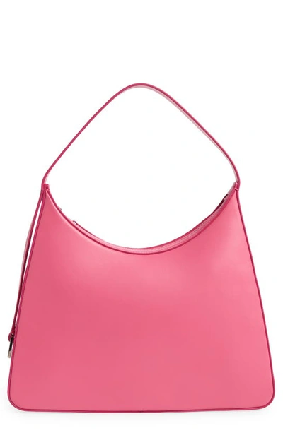 Ambush A-logo Charm Shoulder Bag In Pink,silber