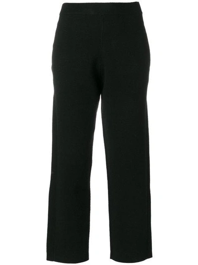 Joseph Cropped Trousers In Black