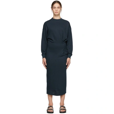 Isabel Marant Étoile Meg Wool-knit Sweater Dress In 02fk Black