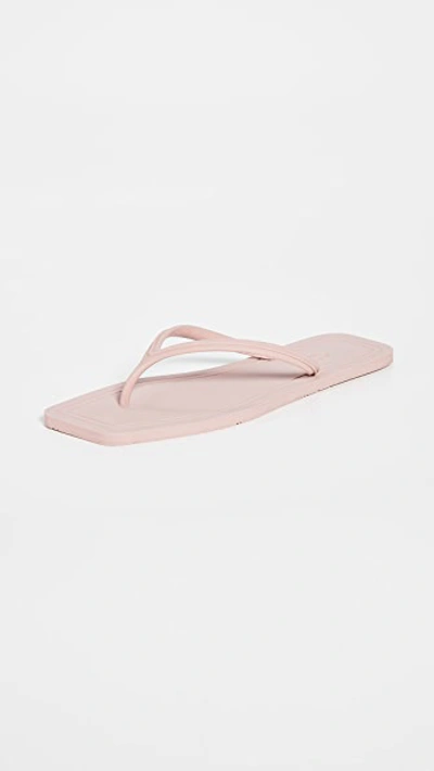 Carlotha Ray Annick Rubber Flip Flop Sandals In Light Pastel Pink