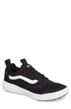 Vans Ultrarange Rapidwield Sneaker In Black/ White Mesh/canvas