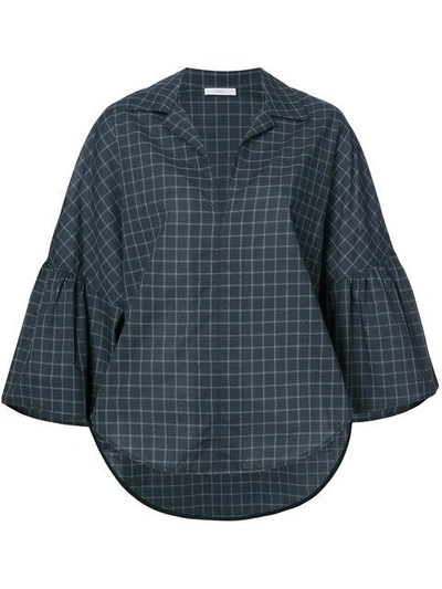Tome Bell Sleeved Check Shirt