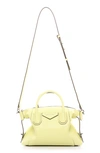 Givenchy Small Antigona Soft Satchel Bag In Calfskin In Acid Yellow