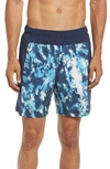 Fourlaps Bolt 7 Inch Shorts In Abstract Camo