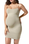 Blanqi Maternity Belly Support Cooling Camisole Slip In Light Moss