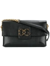 Dolce & Gabbana Dg Millennials Leather Shoulder Bag In Black