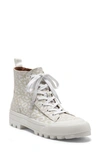 Lucky Brand Women's Eisley Lace-up High-top Sneakers Women's Shoes In Natural/ White