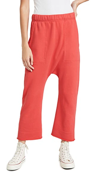 Nili Lotan Sf Sweatpants In Sunfaded Red