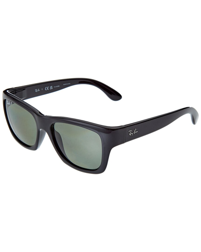 Ray Ban Rb4194 Sunglasses Black Frame Green Lenses Polarized 53-17