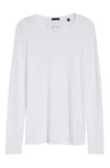 Atm Anthony Thomas Melillo Destroyed Wash Tee In White