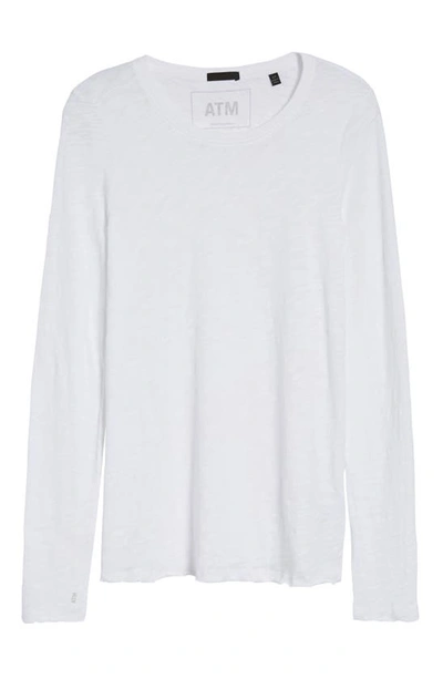 Atm Anthony Thomas Melillo Destroyed Wash Tee In White