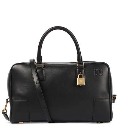 Loewe Amazona 19 Square Top-handle Bag In 1100 Black