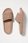 Apl Athletic Propulsion Labs Apl Logo Techloom Slide Sandals In Almond