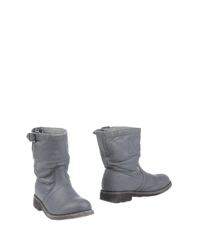 Bikkembergs Ankle Boots In Grey
