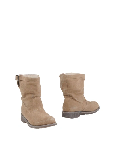 Bikkembergs Ankle Boots In Sand