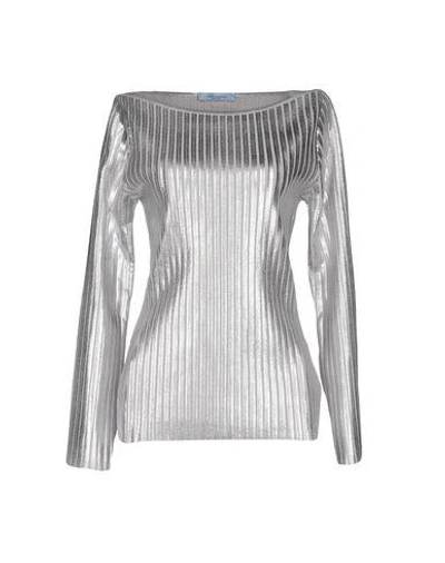 Blumarine Sweater In Silver