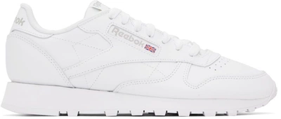Reebok Off-white Classic Grow Sneakers In Weiss