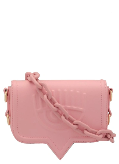 Chiara Ferragni Small Eyelike Shoulder Bag In Pink