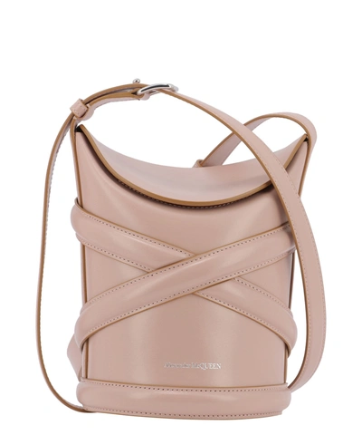 Alexander Mcqueen "the Curve" Crossbody Bag In Pink