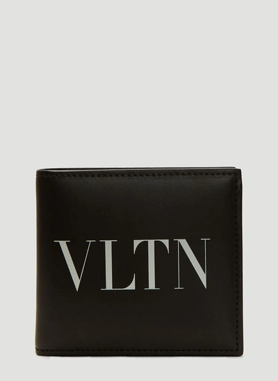 Valentino Garavani Valentino Vltn Bifold Wallet In Black