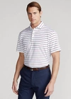 Ralph Lauren Classic Fit Performance Polo Shirt In Sunset Red Multi