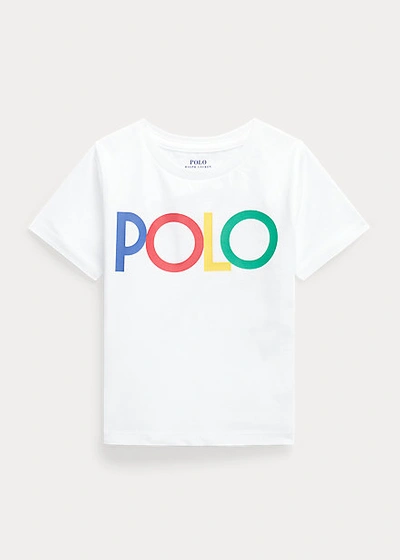 Polo Ralph Lauren Kids' Little Girl's & Girl's Logo-print Cotton Jersey T-shirt In White