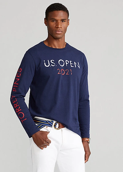 Polo Ralph Lauren U.s. Open Jersey Graphic T-shirt In French Navy