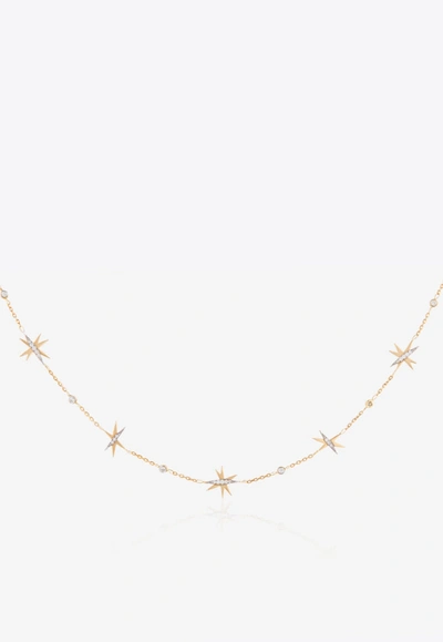Falamank Diamond Splash Collection Necklace In 18-karat Yellow