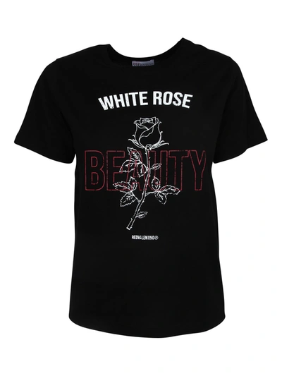 Red Valentino Redvalentino Graphic Printed T In Black