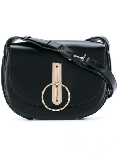 Nina Ricci Leather Shoulder Bag In Black