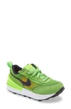 Nike Kids' Waffle One Sneaker In Green/black/crimson