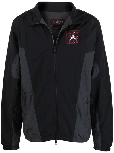 Jordan Aj5 Lightweight Jacket In Black/dark Smoke Grey