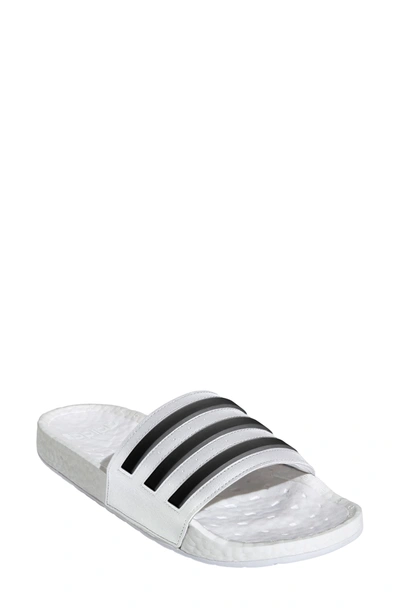 Adidas Originals Mens Adidas Adilette Boost Slide In White/black/white