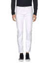 People (+)  Man Pants White Size 34 Cotton, Elastane