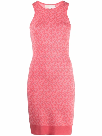 strapless open back dress Michael Kors Kids Girls Fuchsia Dress