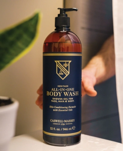 Caswell-massey Heritage All-in-one Body Wash, 32 Oz.