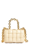 Bottega Veneta The Chain Cassette Bag In Porridge