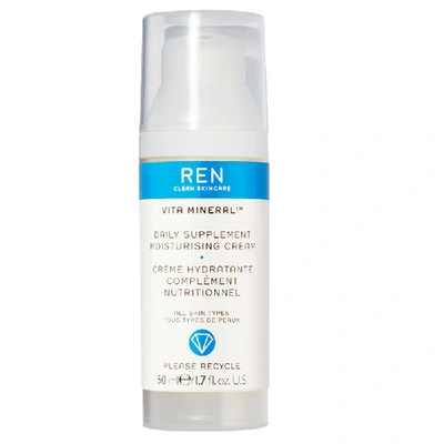 Ren Clean Skincare Vita Mineral Daily Supplement Moisturising Cream (1.7 Fl. Oz.)