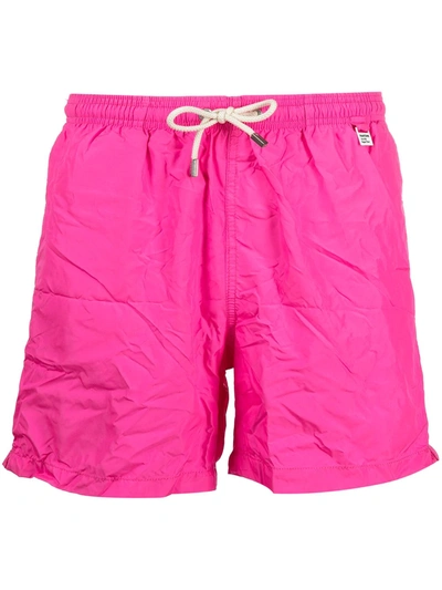 Mc2 Saint Barth Light Pink Fabric Swim Shorts | Pantone ™ Special Edition In Pink & Purple