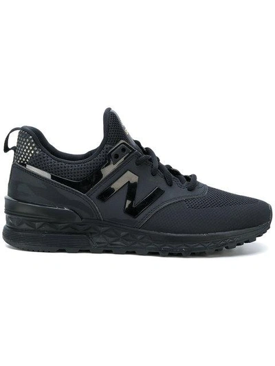 New Balance Women's 574 Sport Casual Sneakers From Finish Line In Black