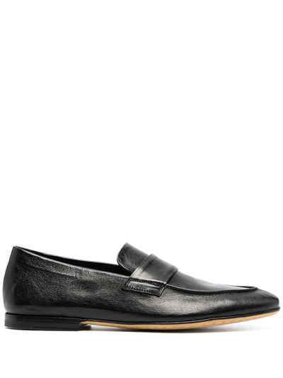 Officine Creative Airto 1 Leather Loafers In Black