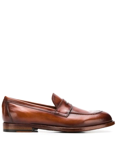Officine Creative Ivy Loafers In Brown